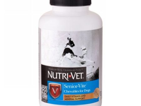 Nutri-Vet Senior-Vite Chewables for Dogs 120 Chews by Nutri-Vet Online Hot Sale