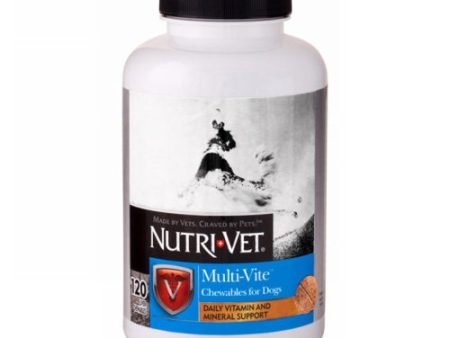 Nutri-Vet Multi-Vite Chewables for Dogs 120 Chews by Nutri-Vet on Sale