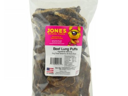 Beef Lung Puffs 4 Oz by Jones Natural Chews Hot on Sale