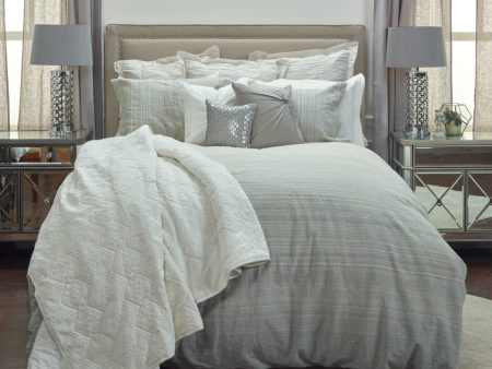 Rizzy BT4054 Sebastian Charcoal Natural Bedding Discount