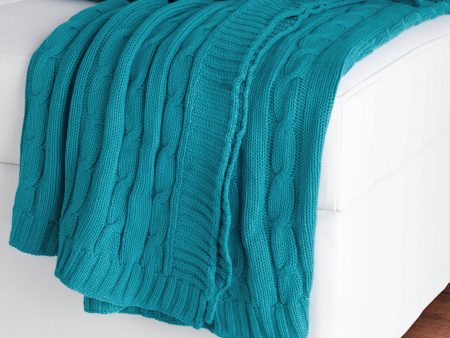 Rizzy TH0158 Teal Throw For Cheap