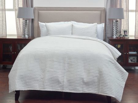 Rizzy BT3139 Parker Ivory Bedding Online Sale