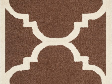 Safavieh Cambridge 140 Dark Brown Ivory Area Rug Sale