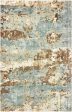 Oriental Weavers Formations 70001 Blue Brown Area Rug Hot on Sale