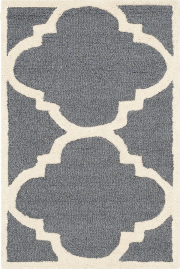 Safavieh Cambridge 140 Dark Grey Ivory Area Rug Supply