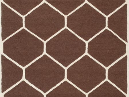 Safavieh Cambridge 144 Dark Brown Ivory Area Rug For Cheap