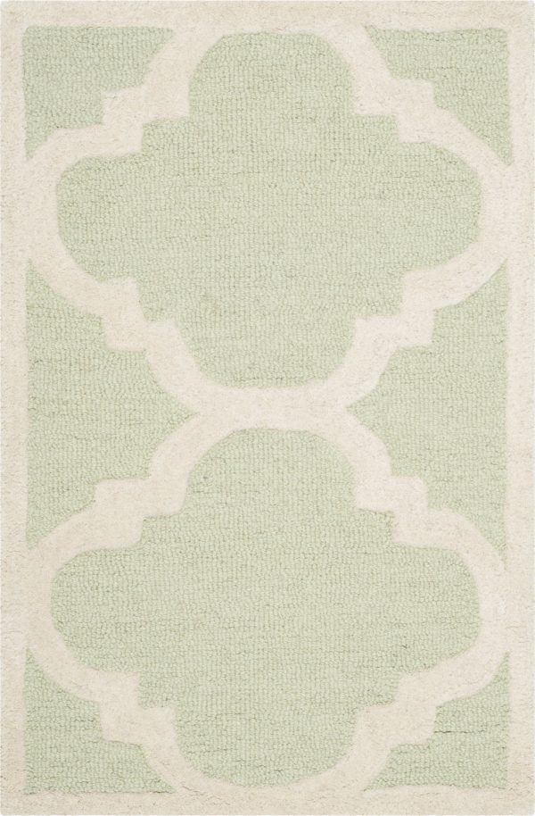 Safavieh Cambridge 140 Light Green Ivory Area Rug Online Sale