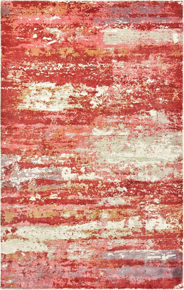 Oriental Weavers Formations 70004 Pink Red Area Rug For Cheap