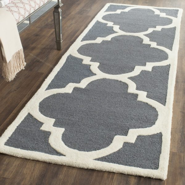 Safavieh Cambridge 140 Dark Grey Ivory Area Rug Supply