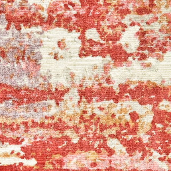 Oriental Weavers Formations 70004 Pink Red Area Rug For Cheap