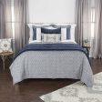 Rizzy BQ4528 Giotto Gray Bedding Supply