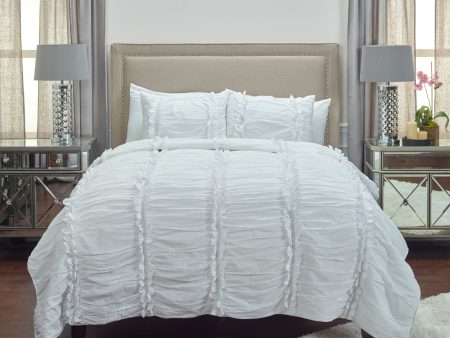 Rizzy BQ4250 Clementine White Bedding Online Hot Sale