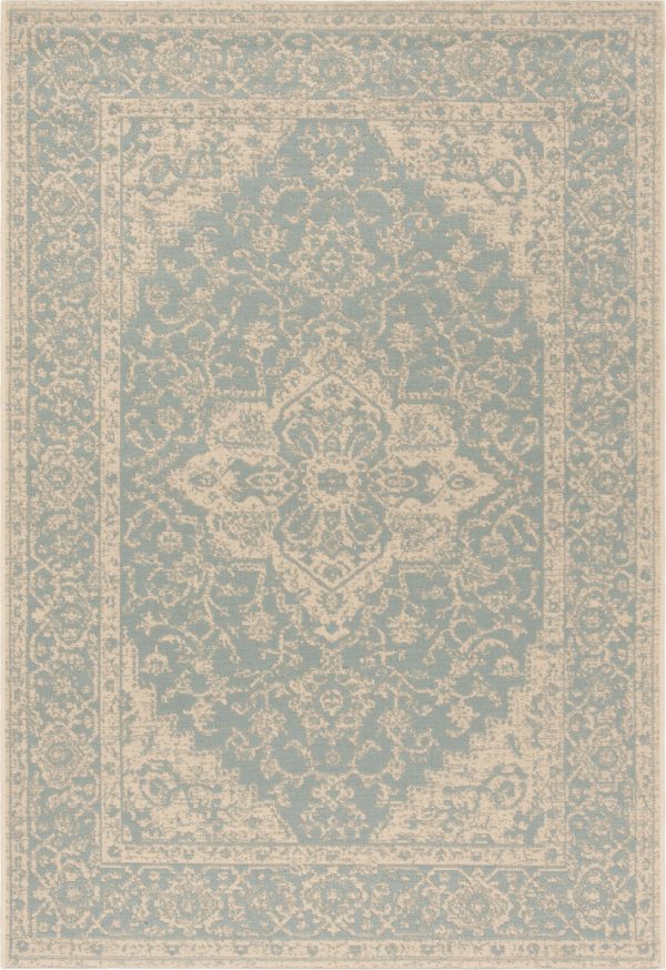 Safavieh Linden LND137K Aqua Cream Area Rug Sale