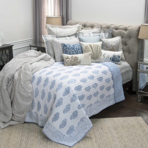 Rizzy BQ4096 Charlotte Blue Bedding For Sale