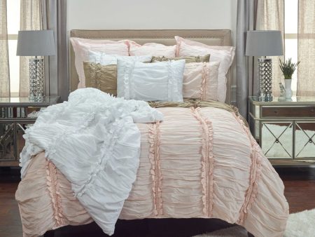 Rizzy BQ4174 Clementine Pink Bedding For Discount