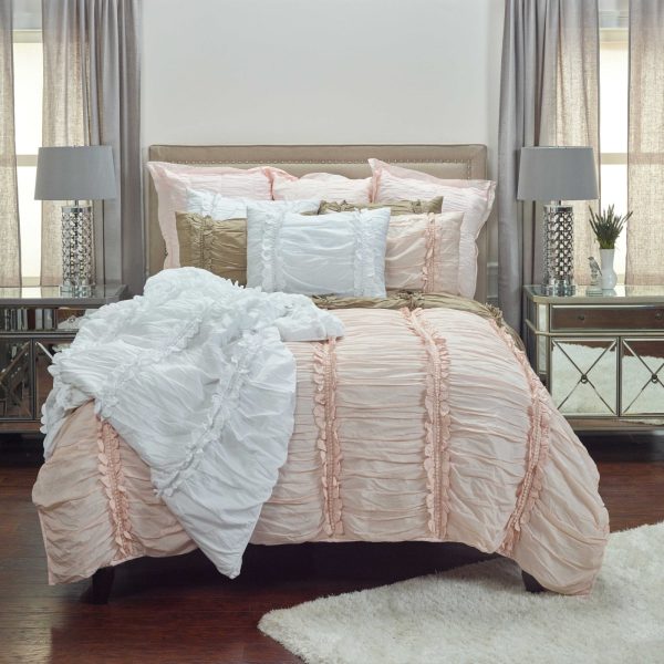 Rizzy BQ4174 Clementine Pink Bedding For Discount