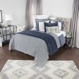 Rizzy BQ4528 Giotto Gray Bedding Supply