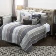 Rizzy BQ4195 Olivia Grace Gray Bedding Online Hot Sale