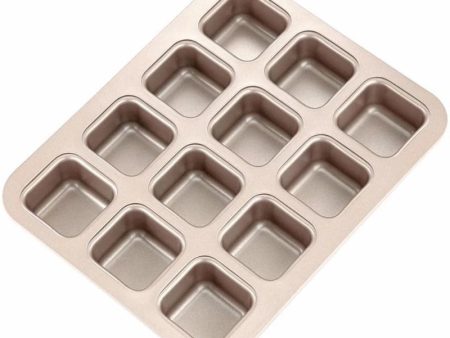 Brownie Cake Tray 12 Cavity Non-Stick Online Sale