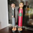 Traditional Sri Lankan Wooden Doll 2 PCs set Online Sale