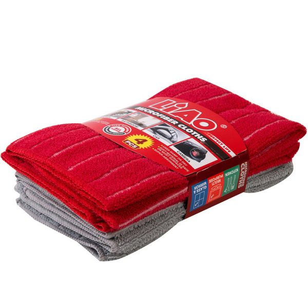 LIAO Micro Fiber Cloth 4 PCs Pack Online Sale