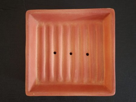 Terra Cotta Bathroom Soap Tray Dish Square Sale