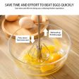 Semi-Automatic Egg Beater Manual Self Turning Online