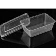 Rectangular Plastic Food Box 10 PCs Online Hot Sale