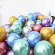 10  Glossy Metal Pearl Latex Balloons Sale