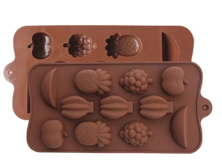 Silicone Chocolate Candy Molds Fruit Shape Hot on Sale